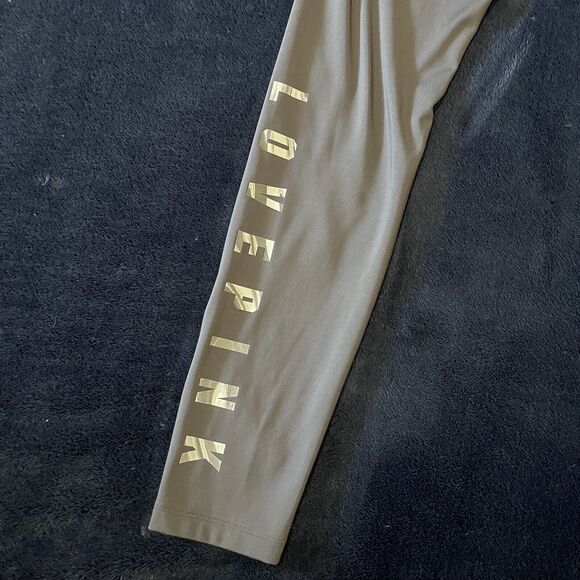 Victorias Secret PINK Active Small Gray Athletic Leggings With Pockets Women's - Picture 6 of 7